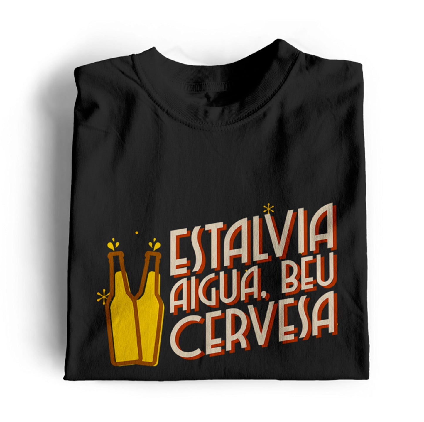 Samarreta en valencià cervesa