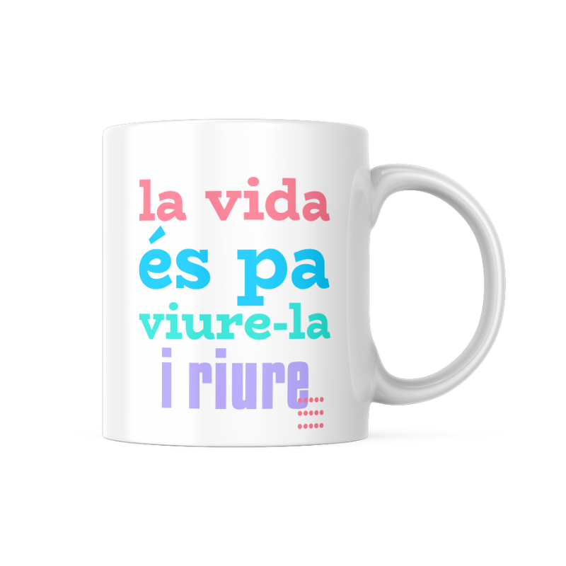 Tasses en valencià La Vida